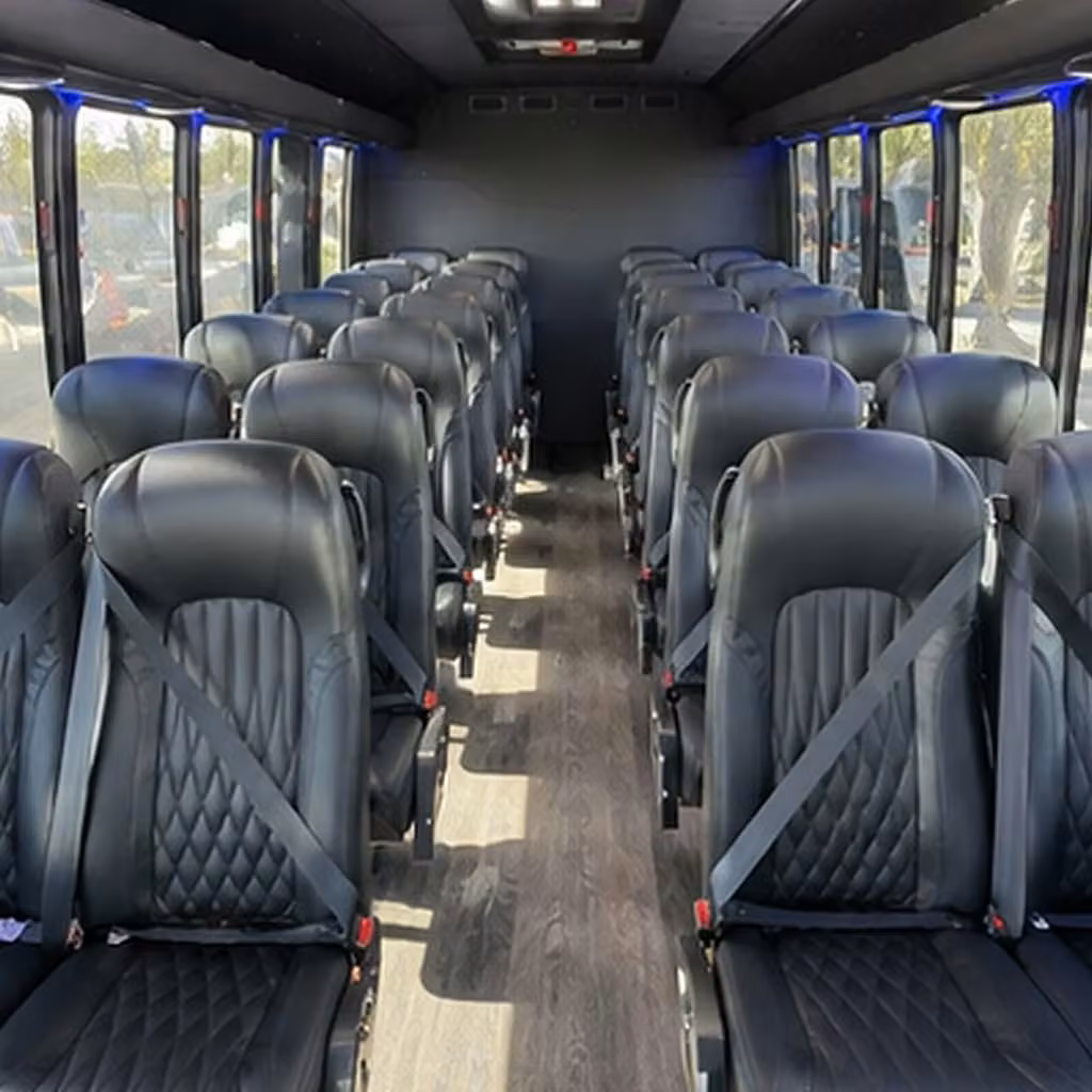 25 passenger minibus inside