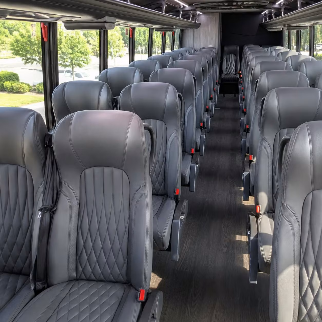 35 passenger minibus interior