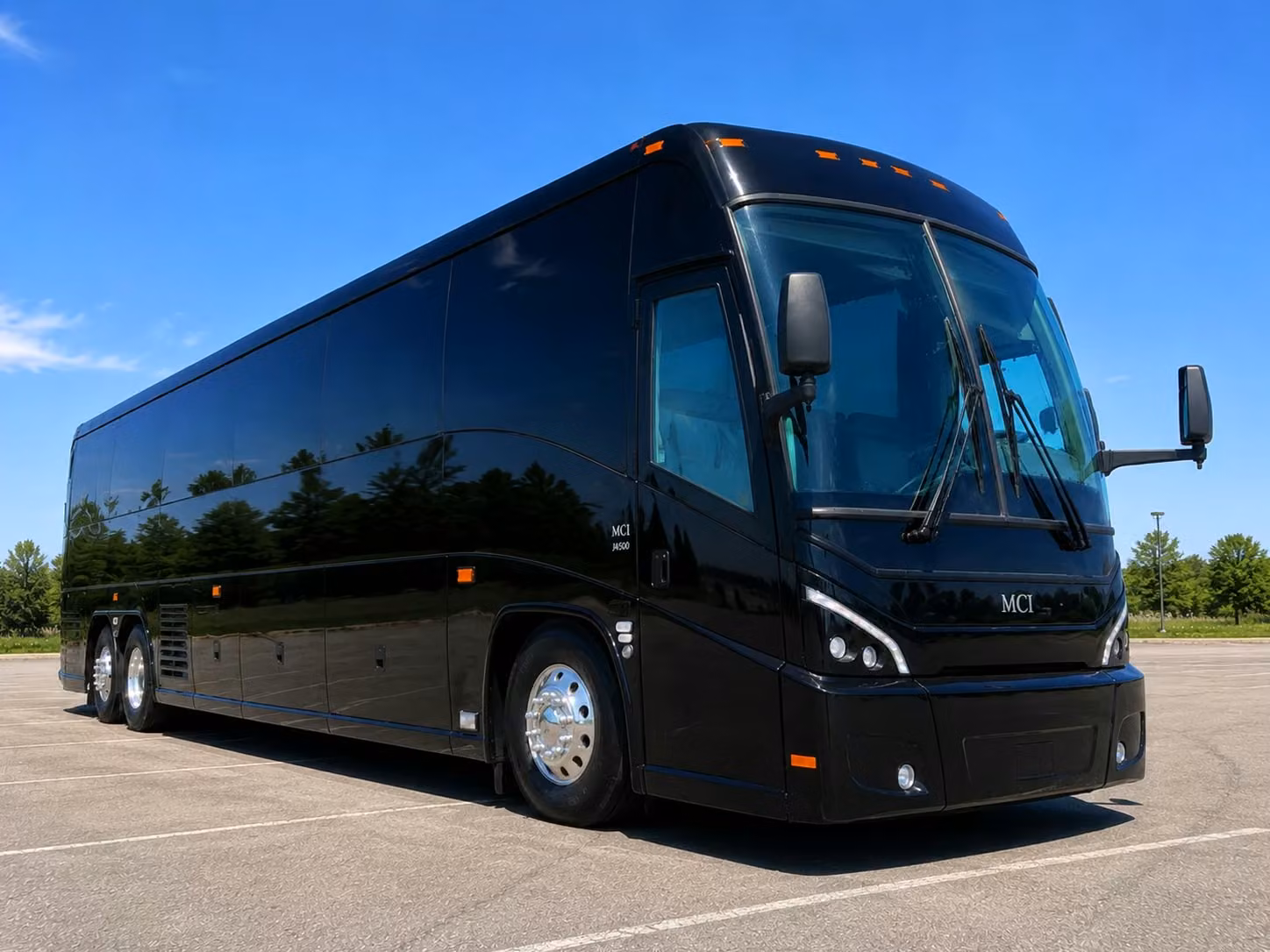 corporate event employee shuttle bus transportation in elizabeth