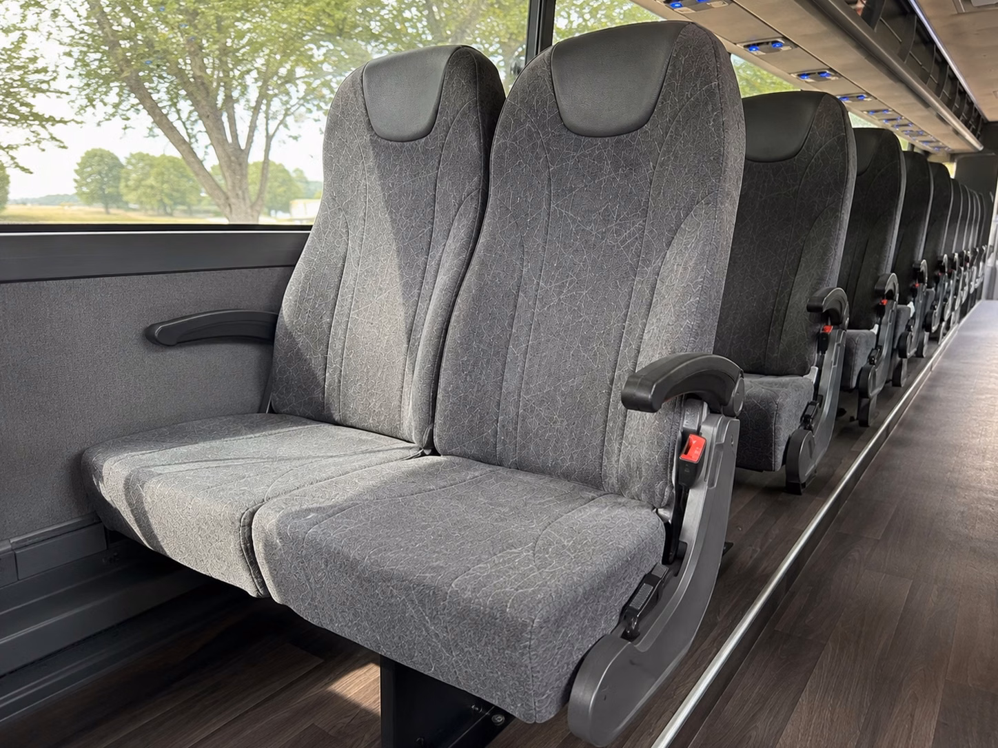 elizabeth charter bus interior